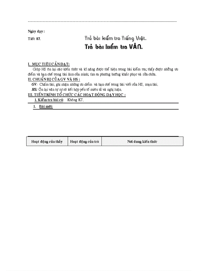 image for page Giáo án NV 9 HK I 3 cột mới