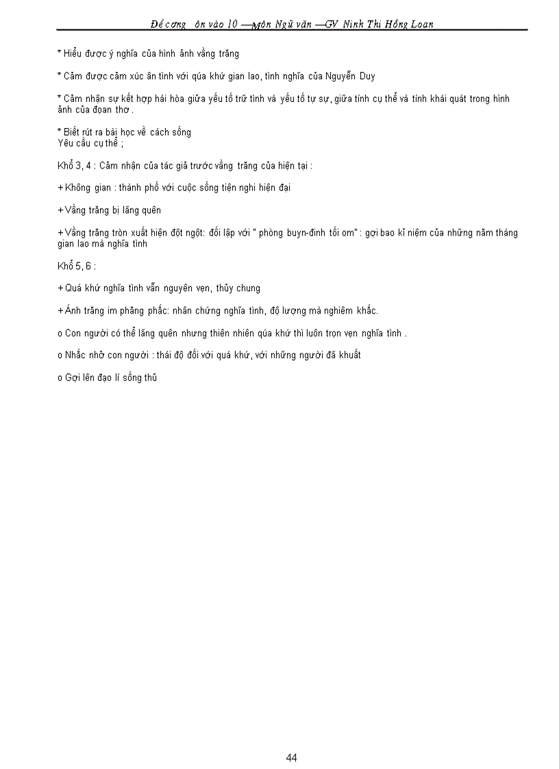 image for page Giáo án ôn thi vào lớp 10 Môn văn