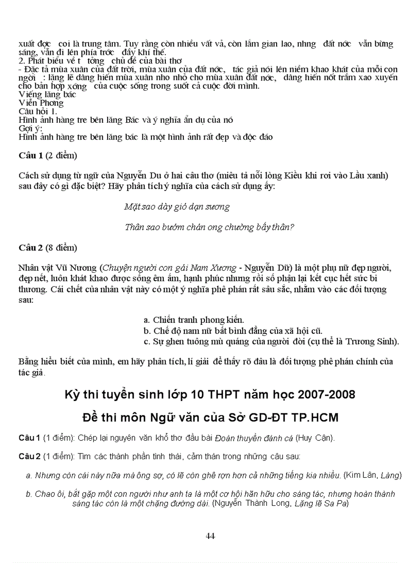 image for page Giao an on van vao 10 2009 2010 doc