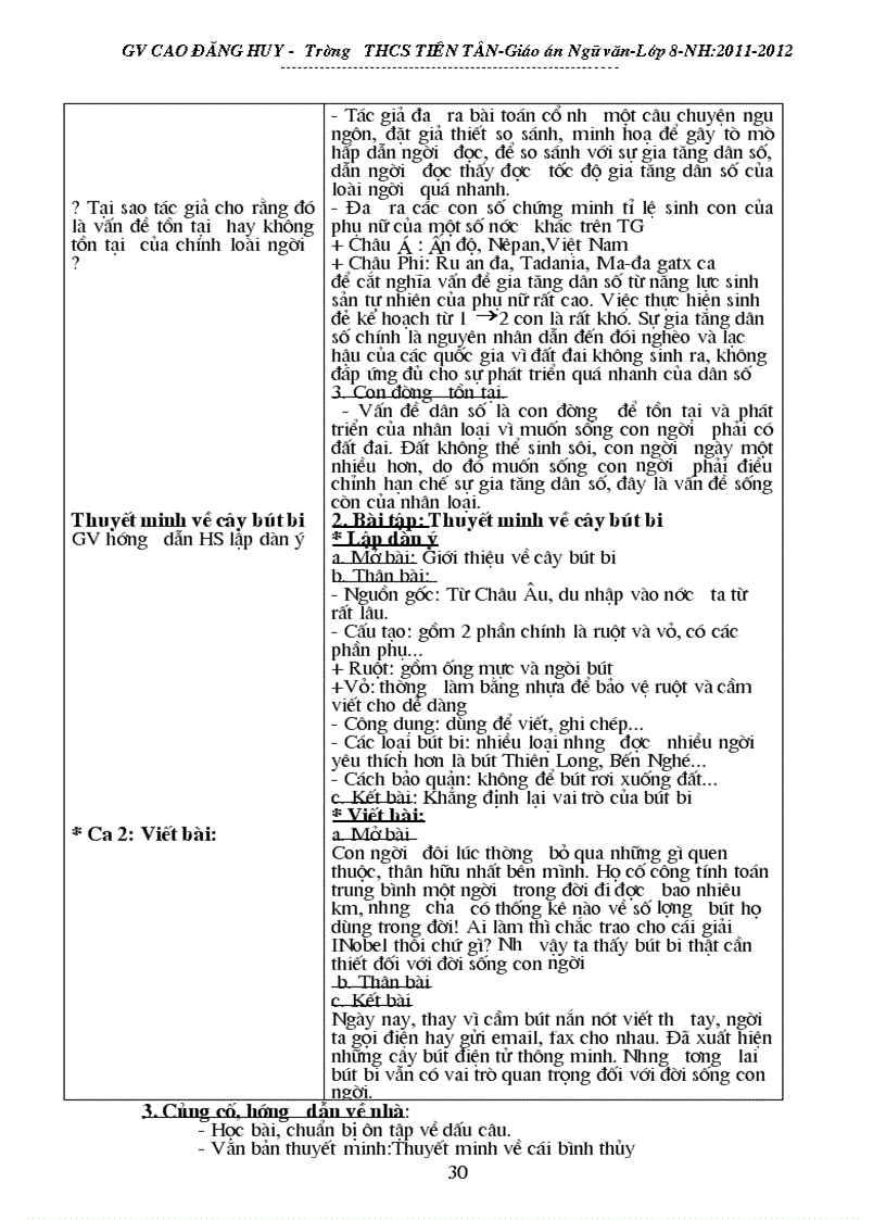 image for page Giáo án phụ đạo ngữ văn 8