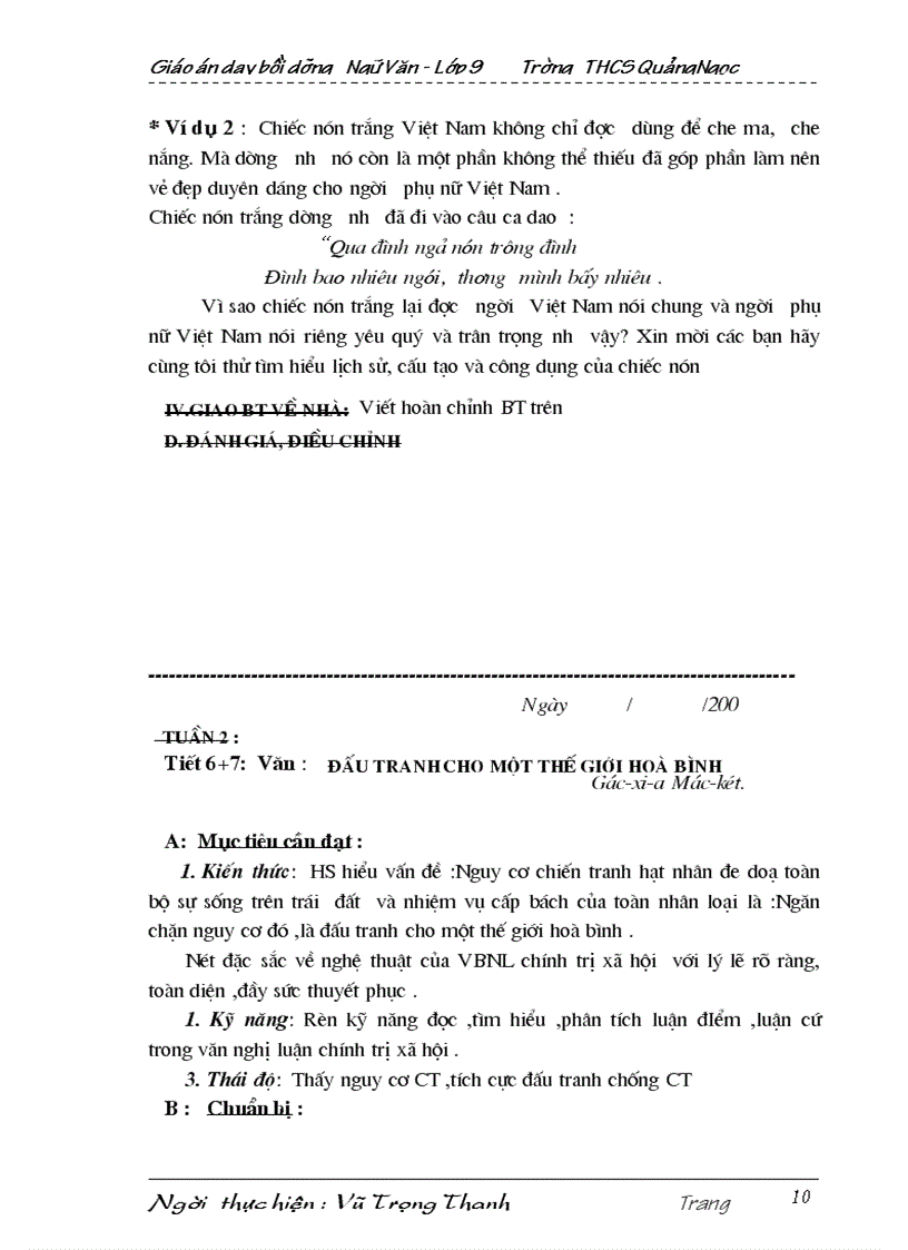 image for page Giao AN qua day du chi tiet