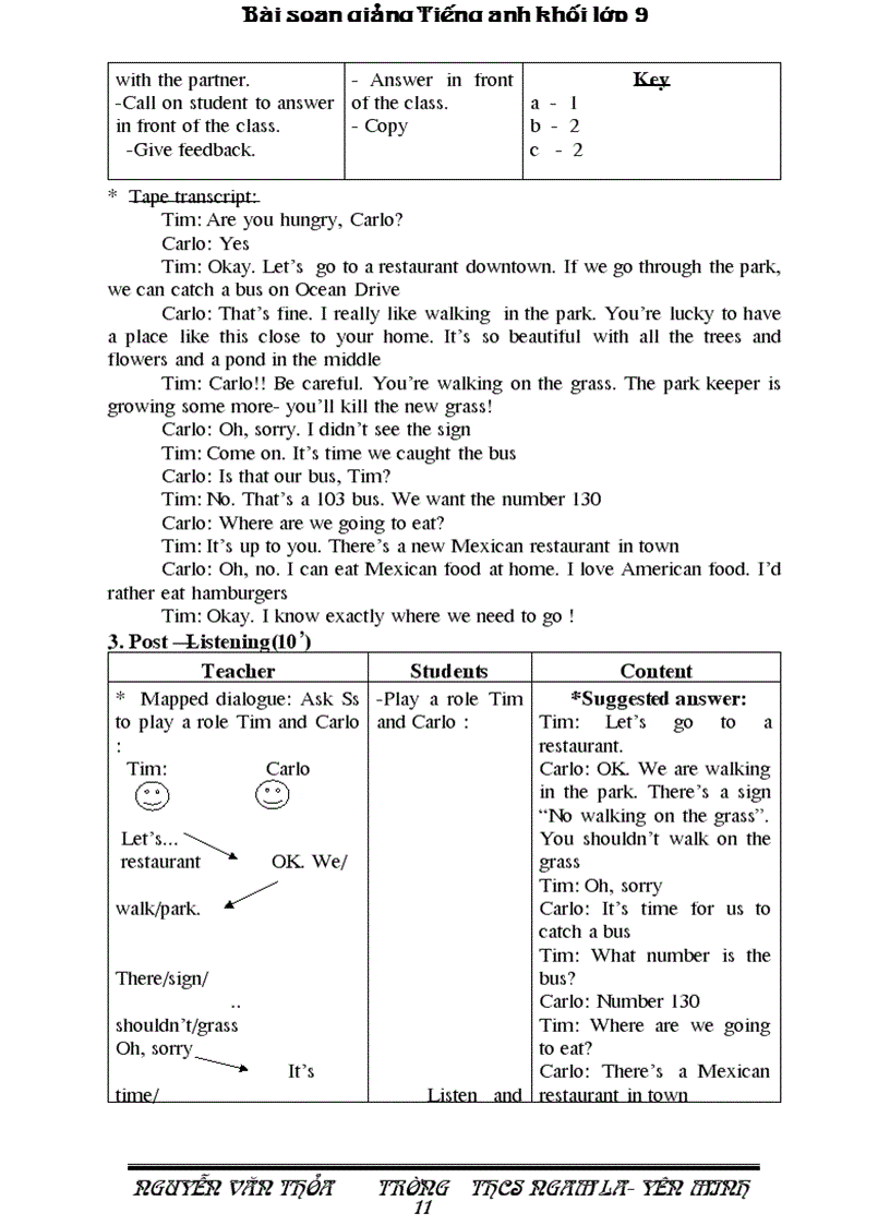 image for page Giao an tieng anh 9 day du nhat