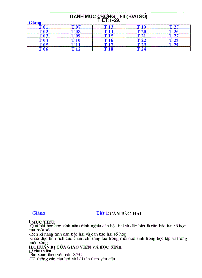 image for page Giáo án Toán 9 2 cột