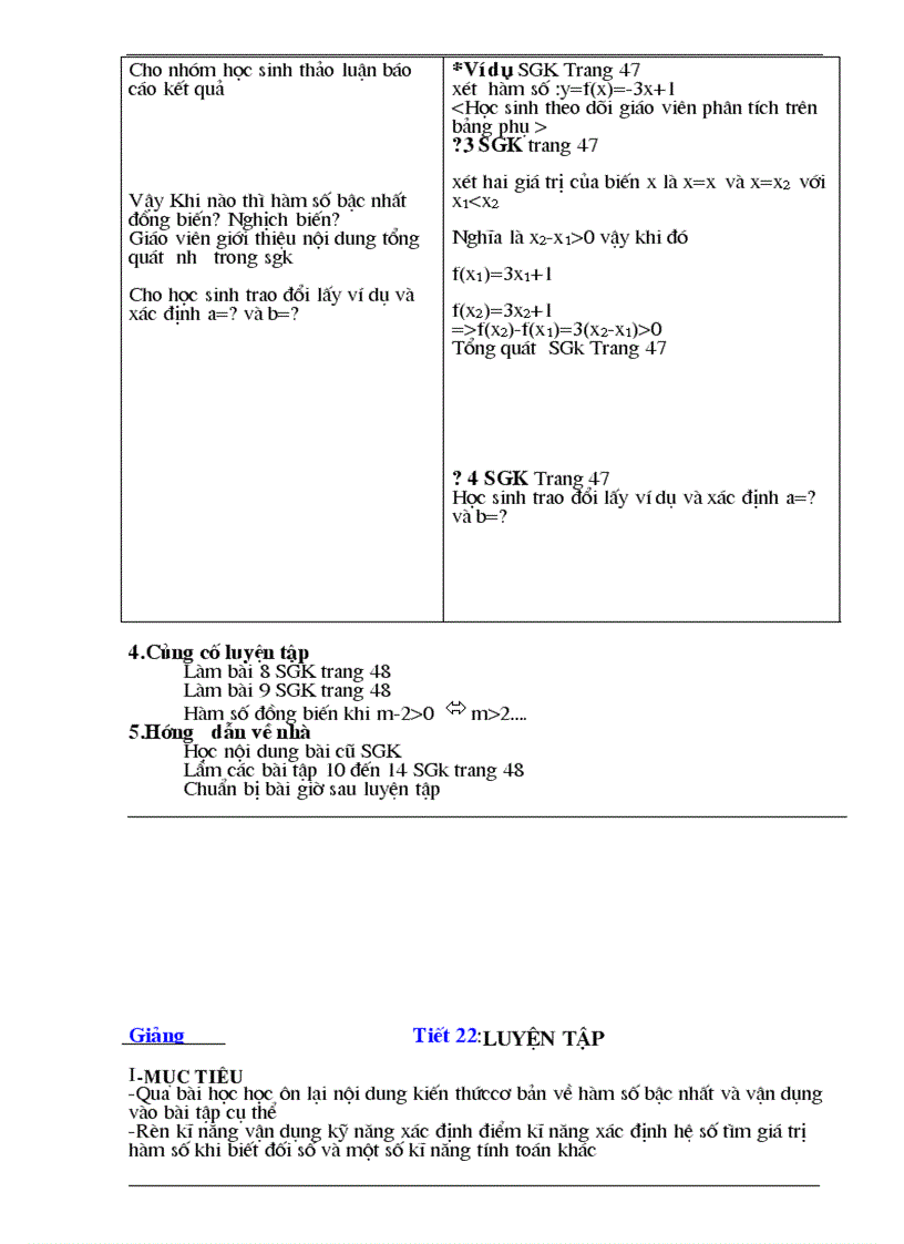 image for page Giáo án Toán 9 2 cột