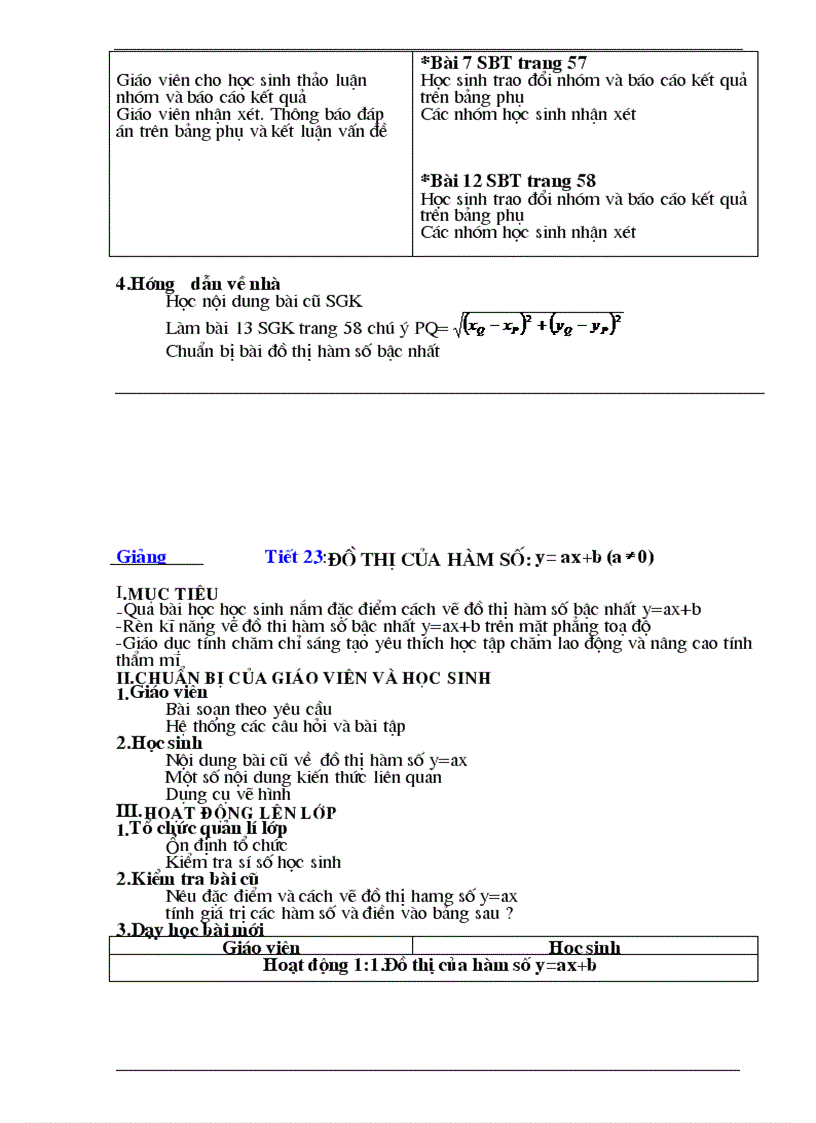 image for page Giáo án Toán 9 2 cột