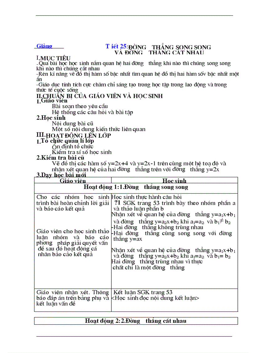 image for page Giáo án Toán 9 2 cột