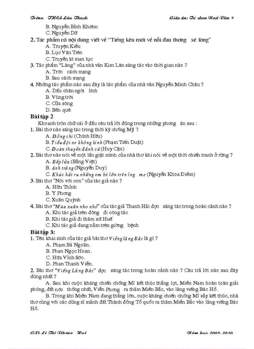 image for page Giao an tu chon nv 9