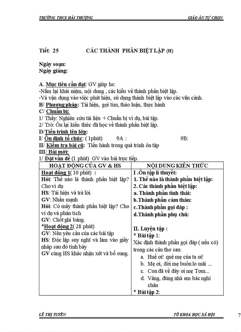 image for page Giao an tu chon van 9