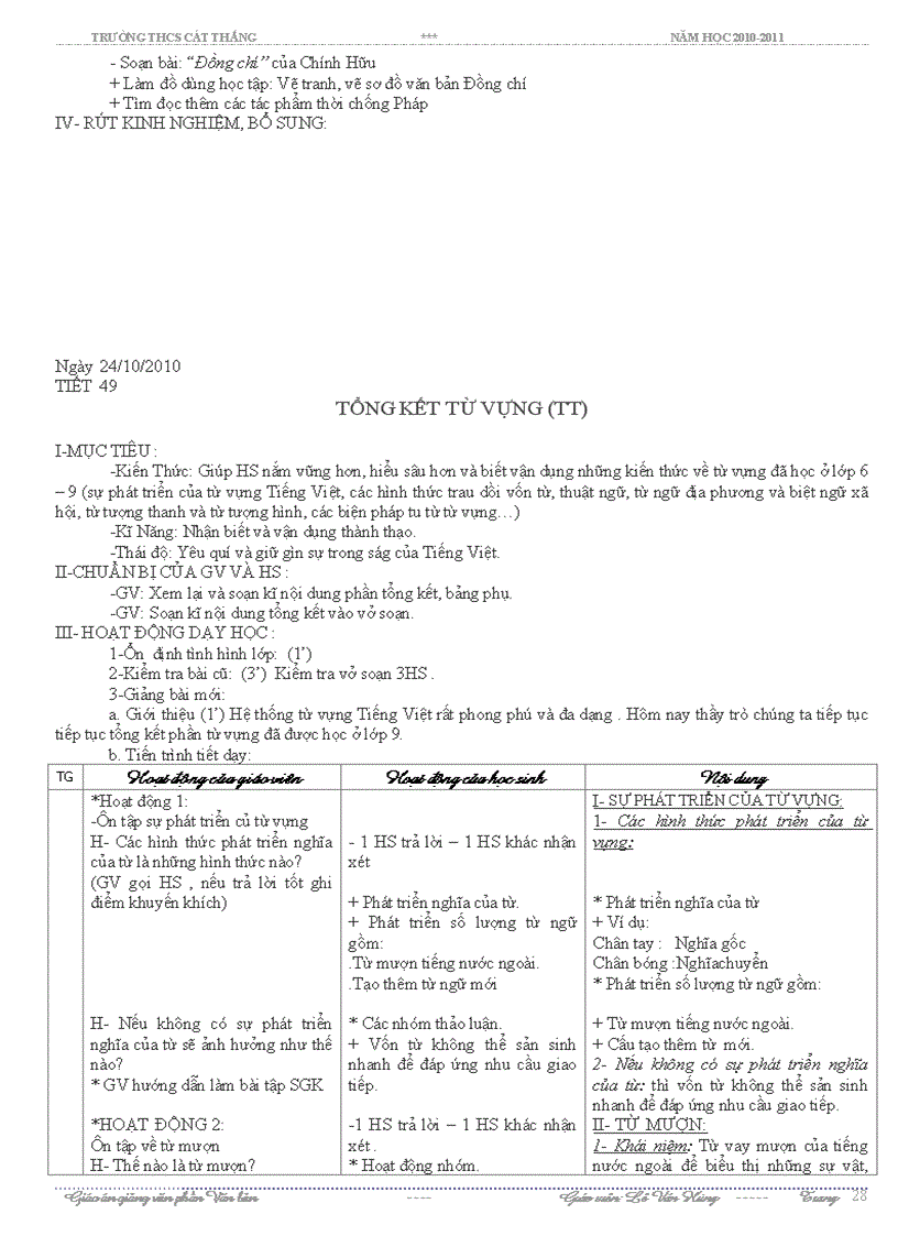 image for page Giao an TV