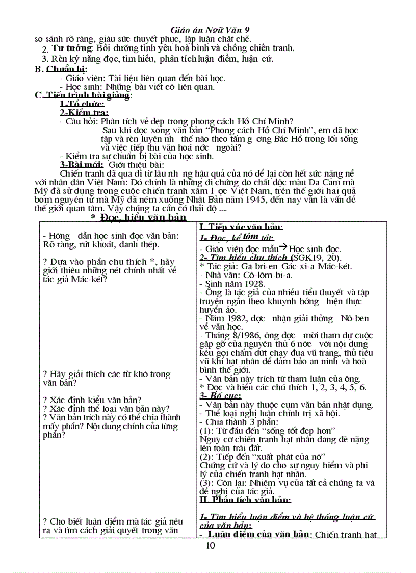 image for page Giao an Van 9 Ca nam 3 cot