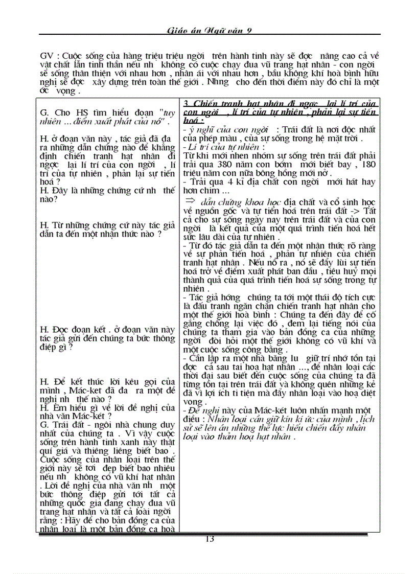 image for page Giao an Van 9 Chuan 3 cot