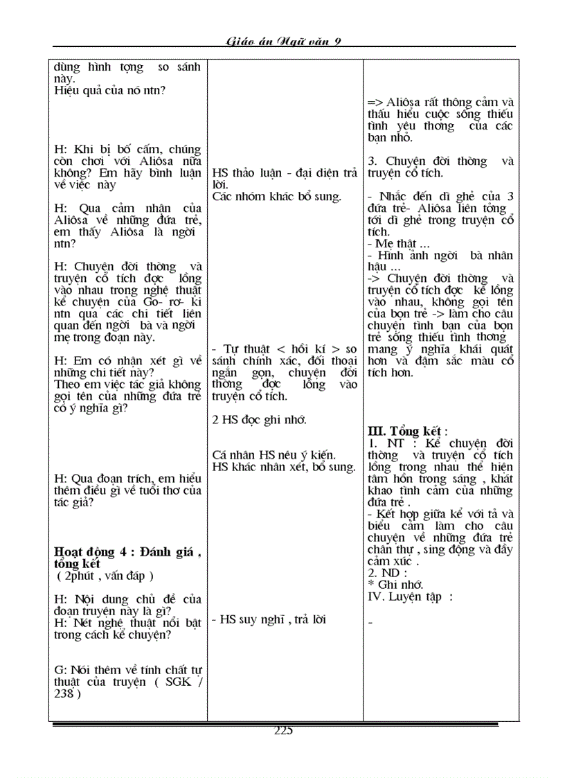 image for page Giao an Van 9 Chuan 3 cot