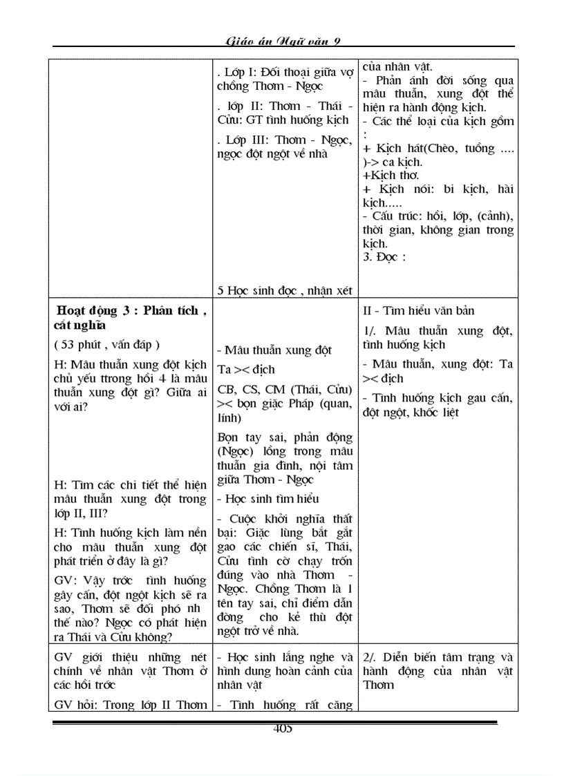 image for page Giao an Van 9 Chuan 3 cot