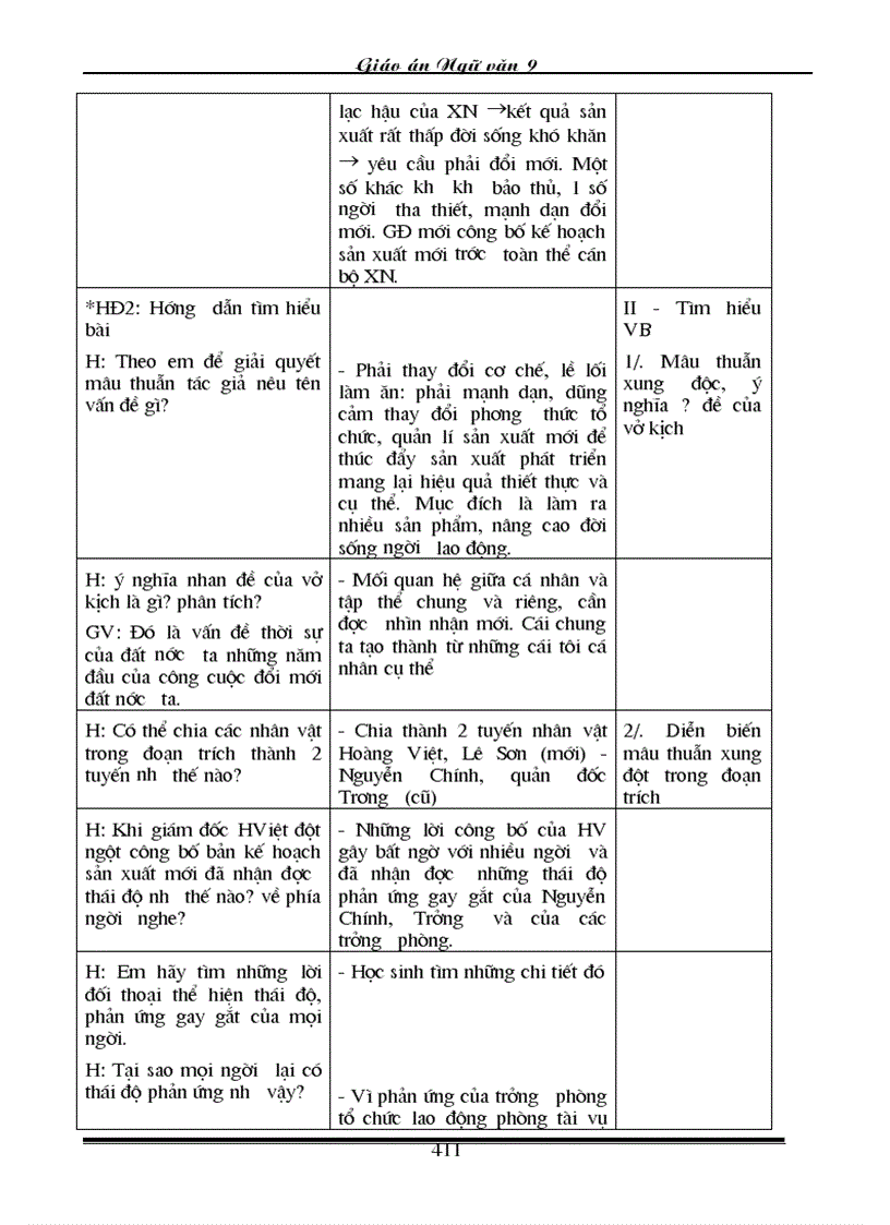 image for page Giao an Van 9 Chuan 3 cot