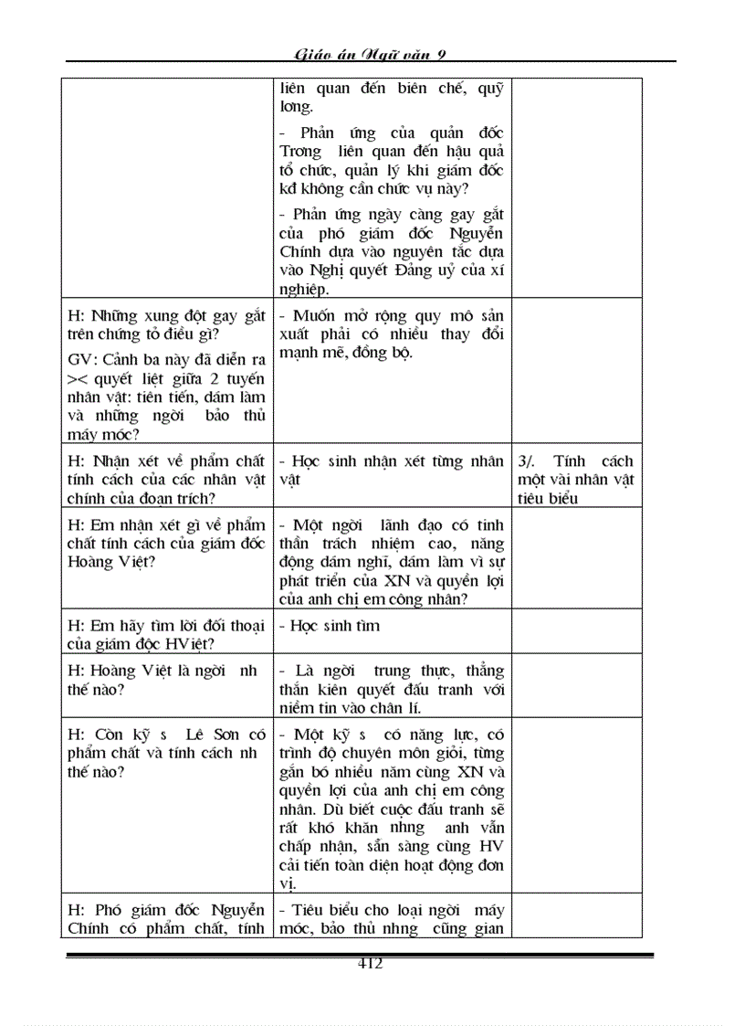 image for page Giao an Van 9 Chuan 3 cot