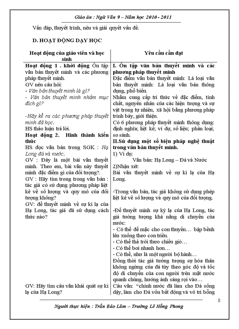 image for page Giao an van 9 chuan kien thuc