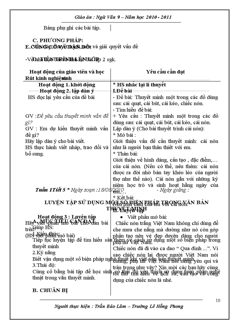 image for page Giao an van 9 chuan kien thuc