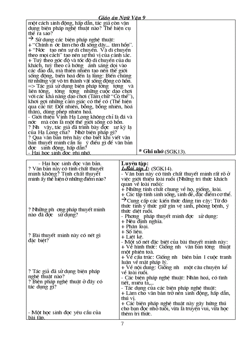 image for page Giao an Van 9 Chuan KT