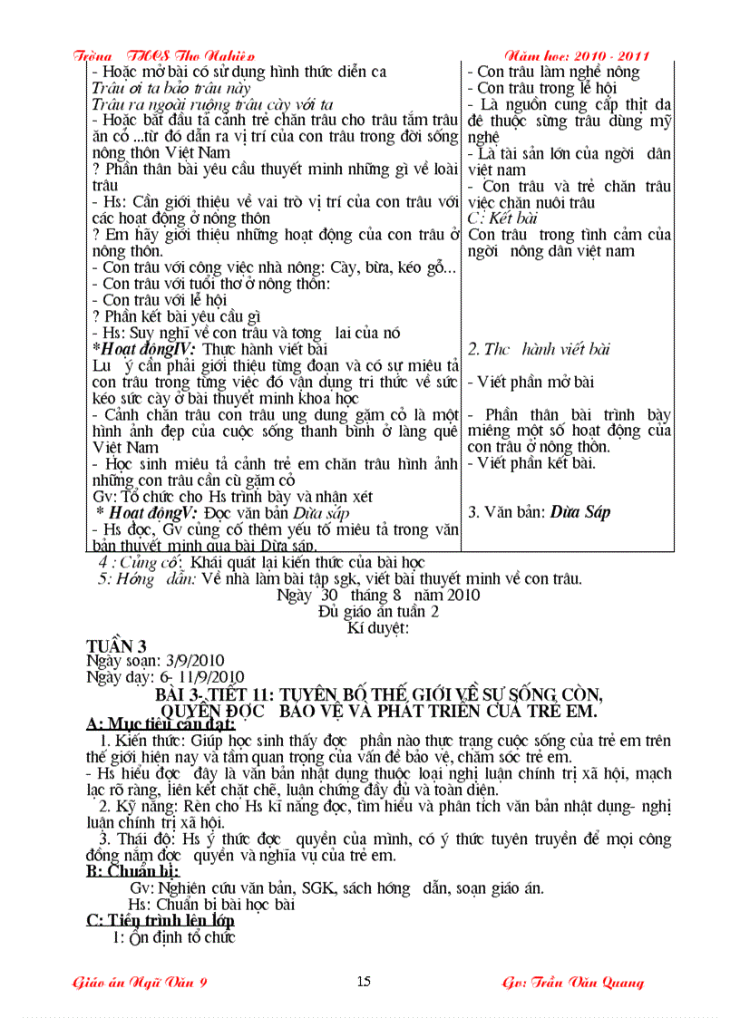 image for page Giáo án Văn 9 CN