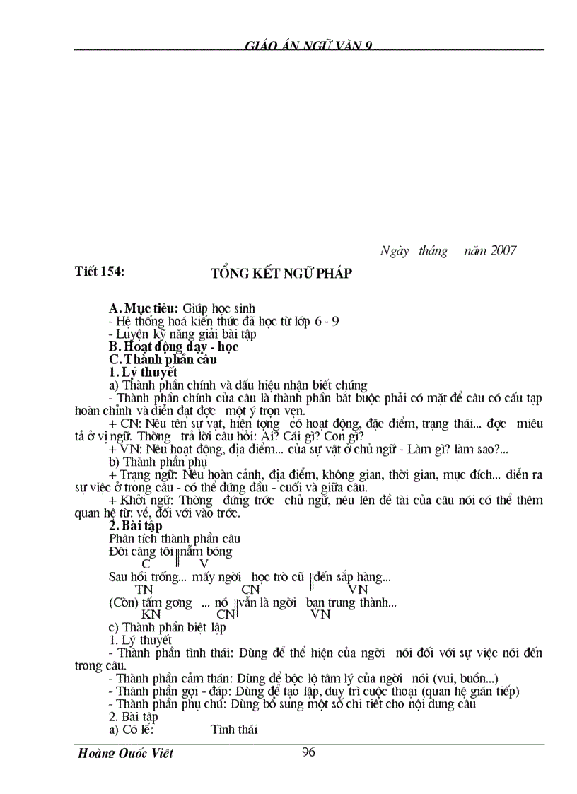 image for page Giao an van 9 du bo nam 2008 2009