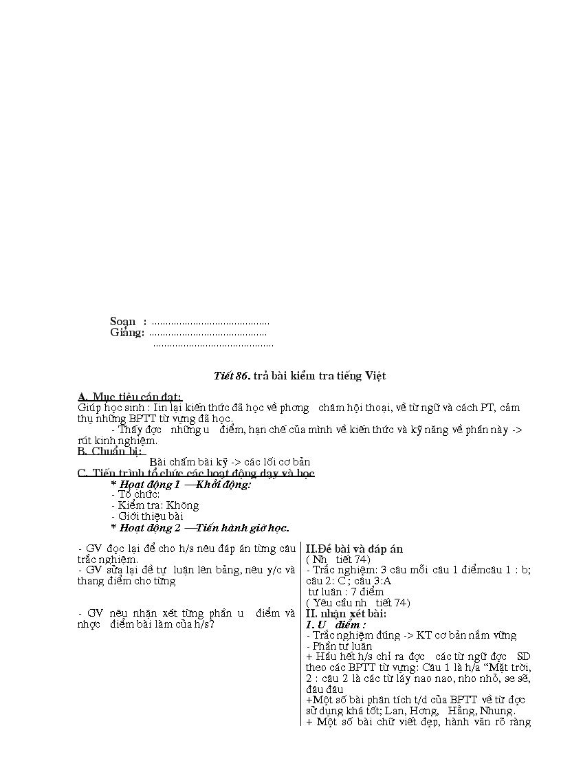 image for page Giáo án văn 9 học kì I