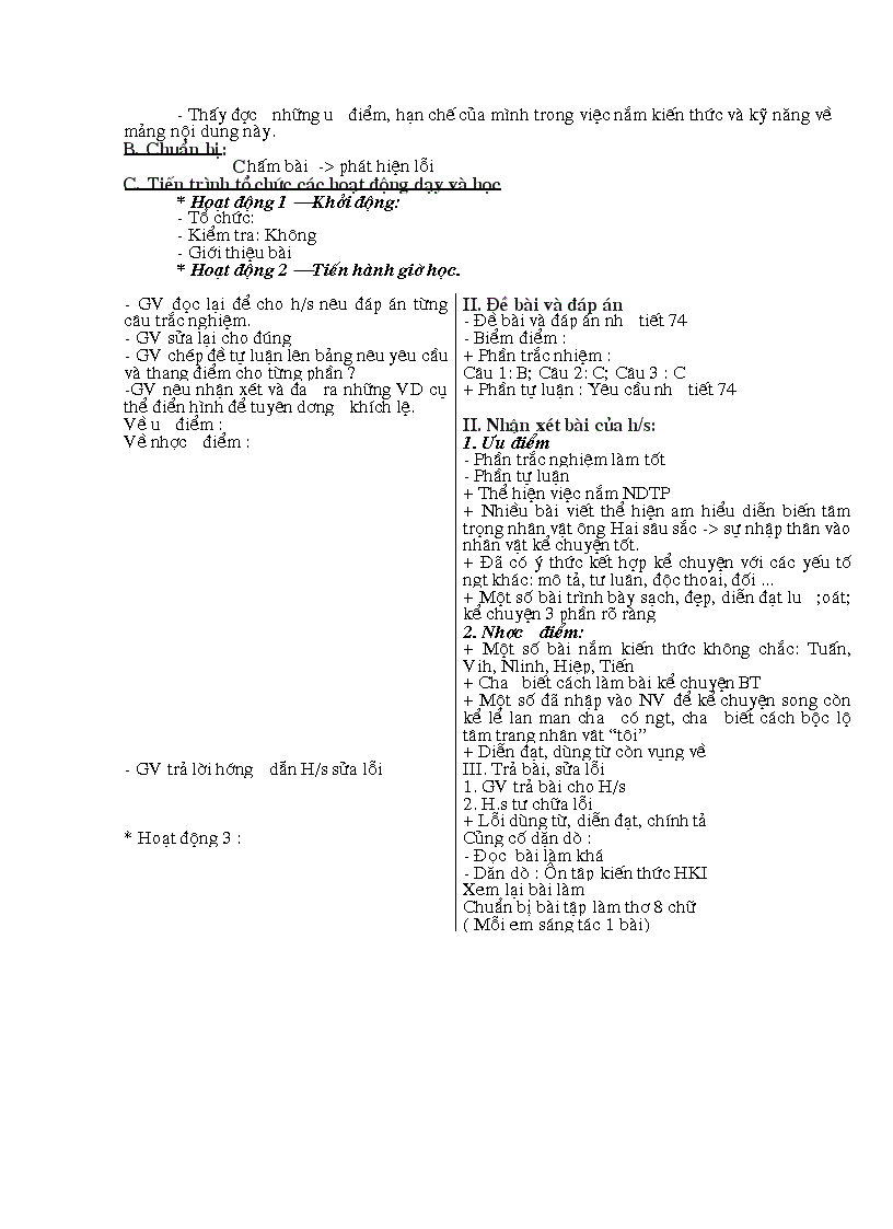 image for page Giáo án văn 9 học kì I