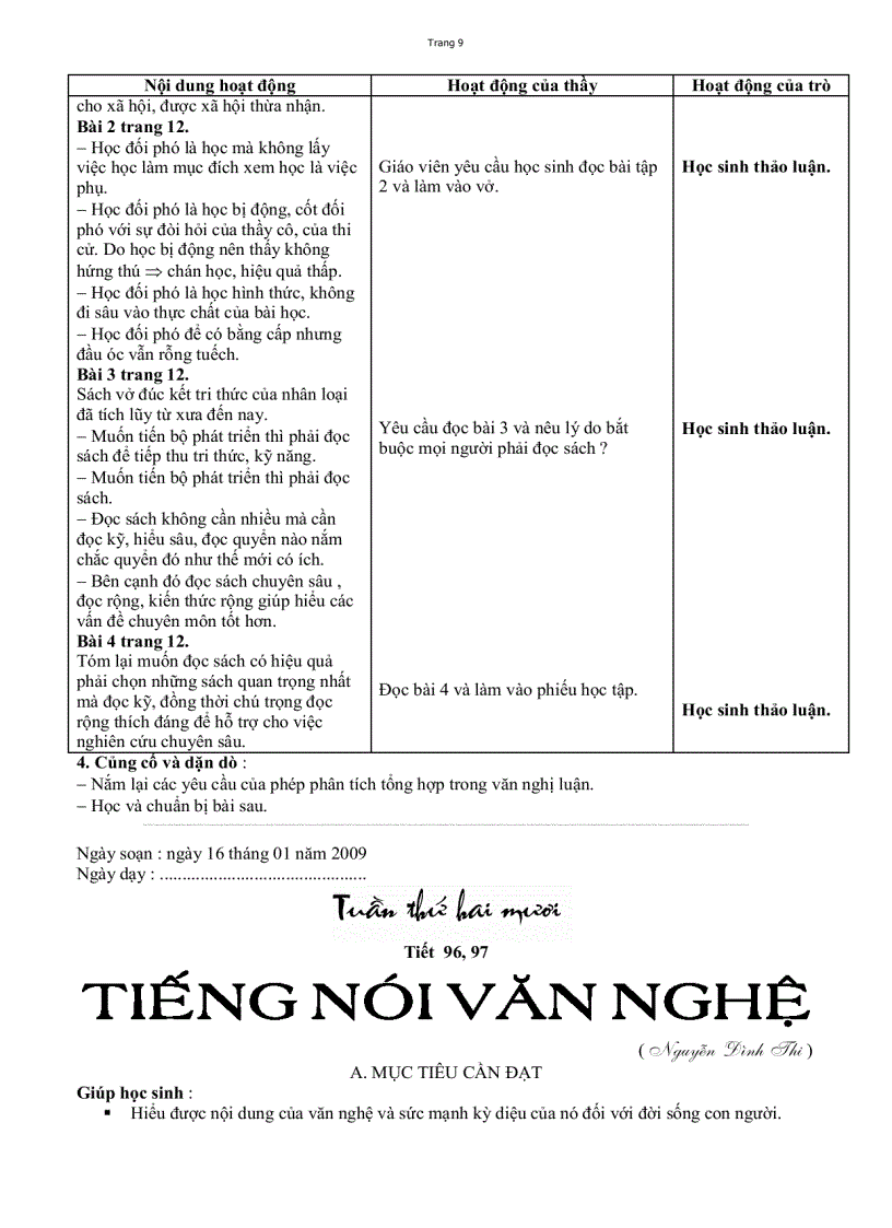 image for page Giáo án văn 9 k2