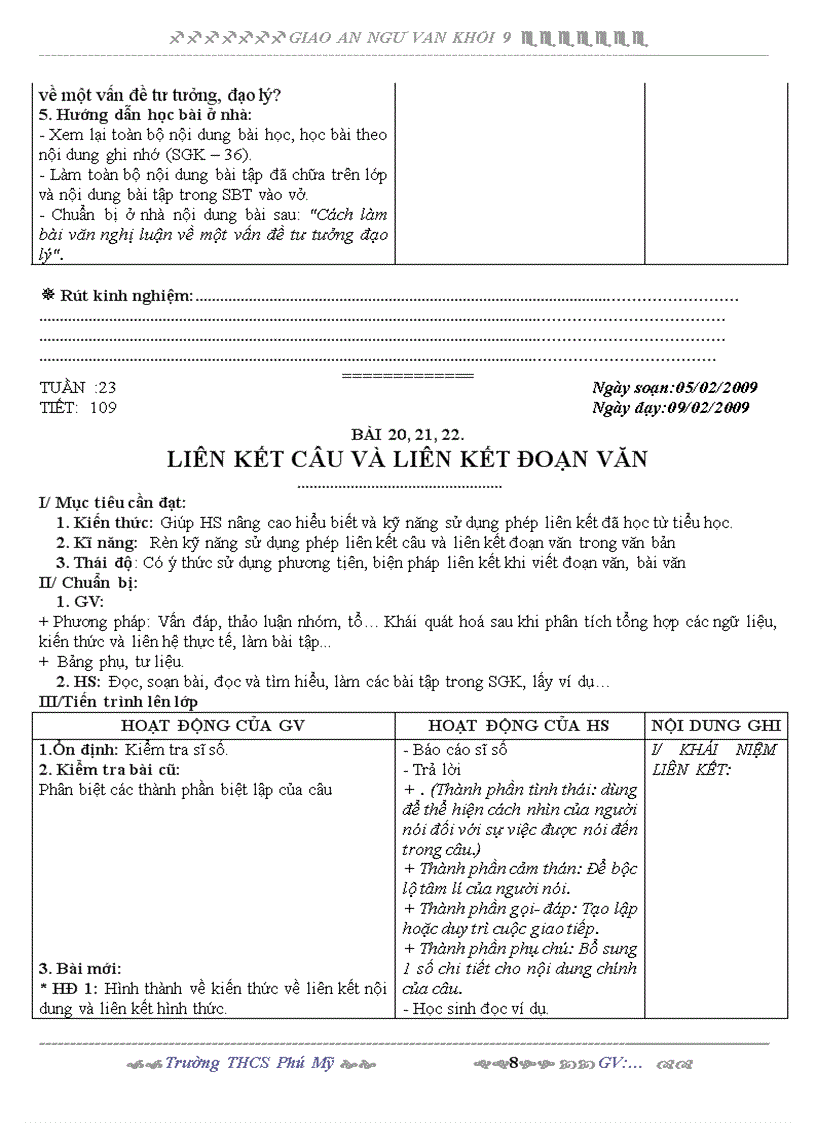 image for page GIÁO ÁN VĂN 9 TUẦN 23 3 Cột