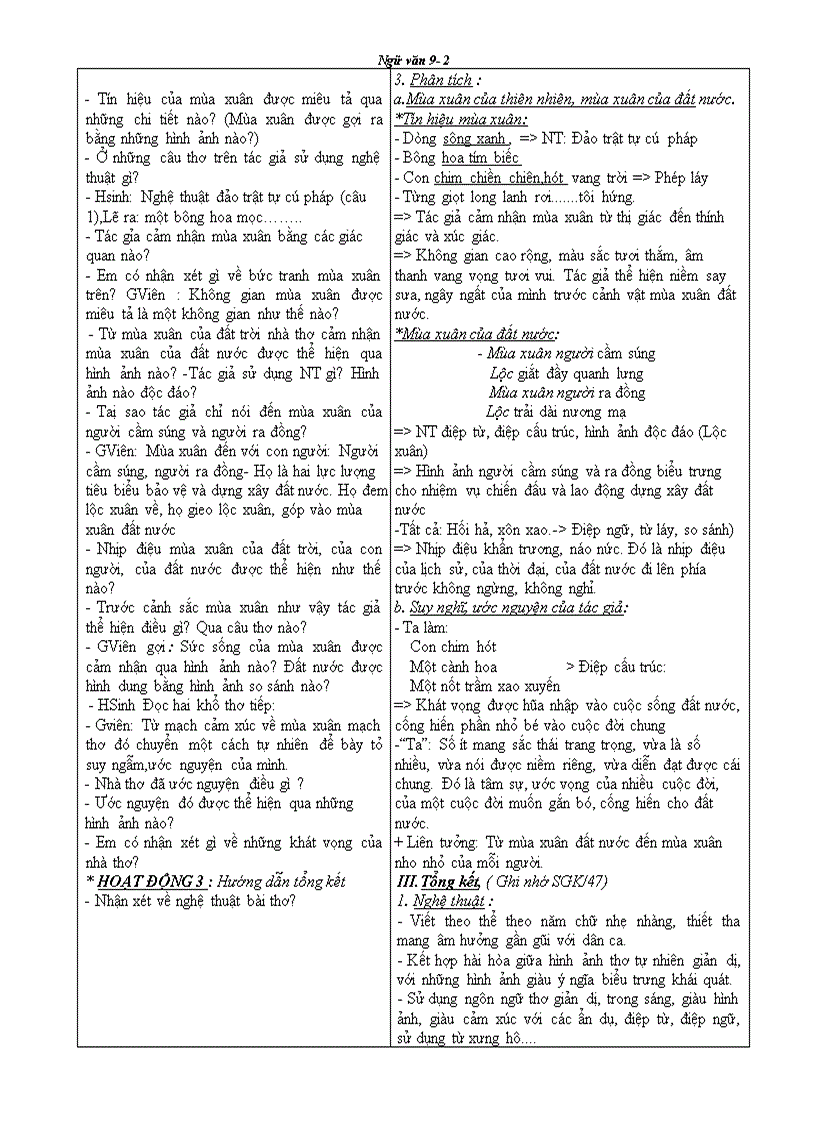 image for page Giáo án văn 9 tuần 25 chuan