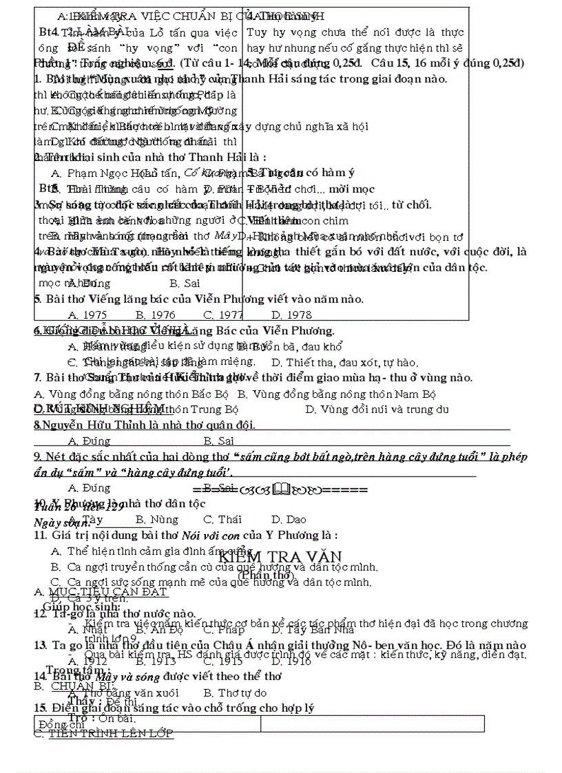 image for page Giáo án văn 9 tuần 25 26