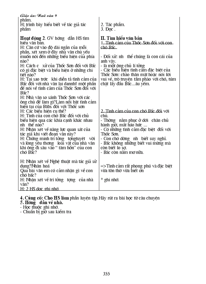 image for page Giáo án văn lớp 9 cn