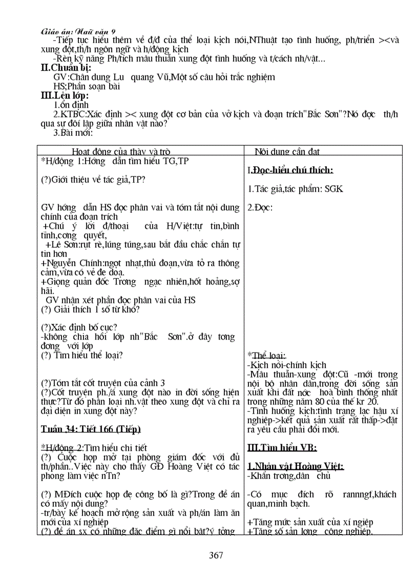 image for page Giáo án văn lớp 9 cn