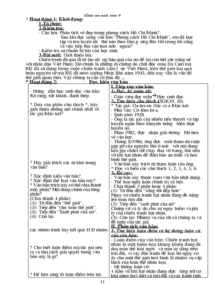 image for page Giáo án Văn từ tiết 1 đến 157