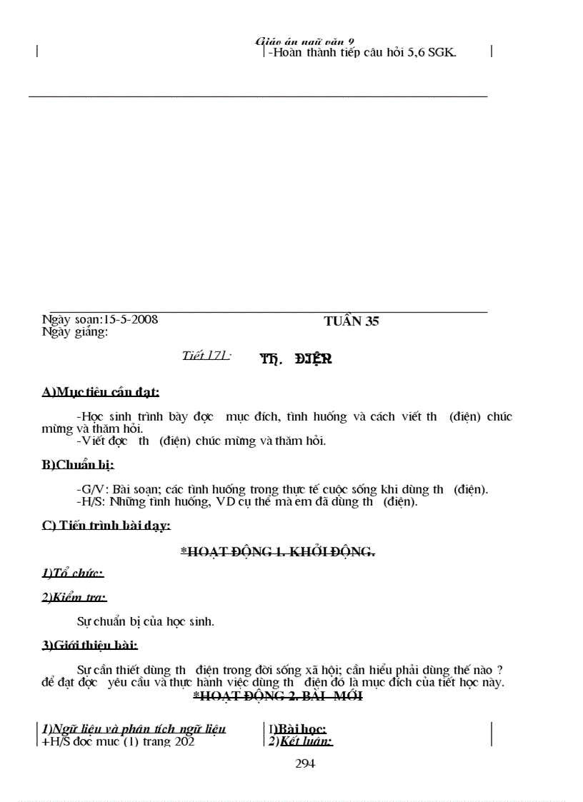 image for page Giáo án Văn từ tiết 1 đến 157