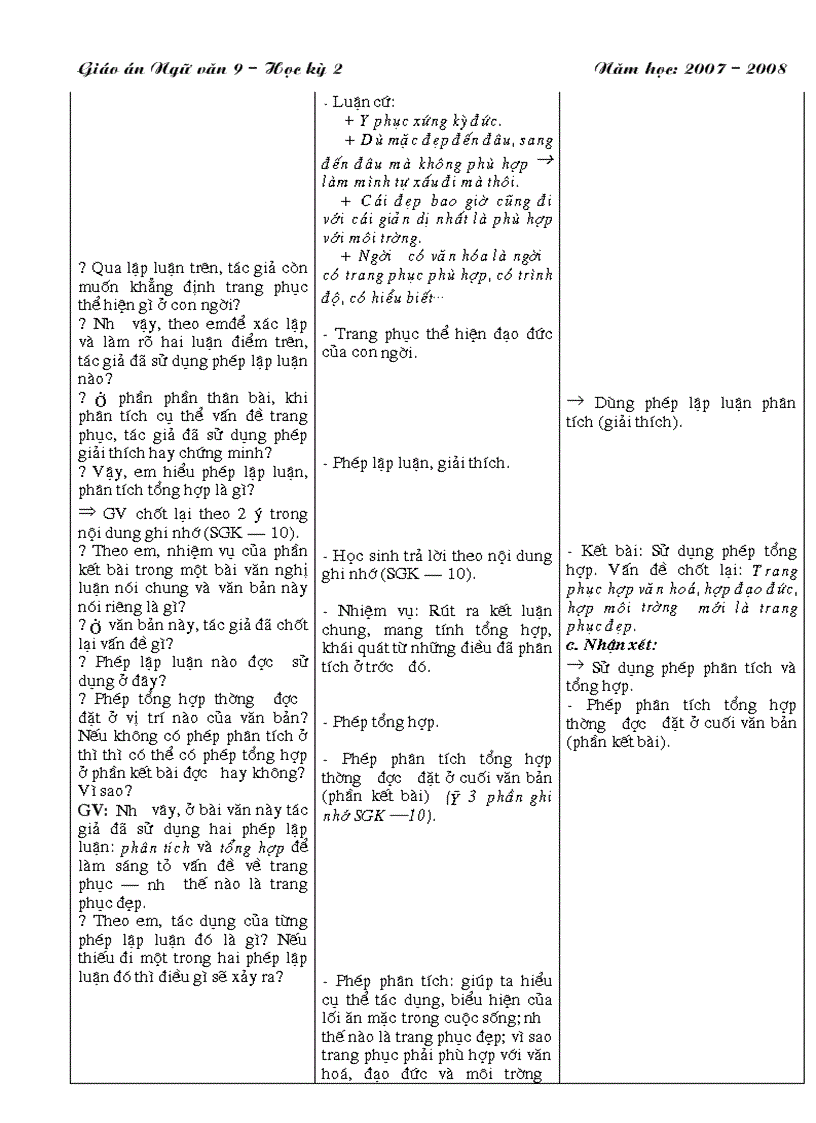 image for page Giáo án Từ tiết 91 102