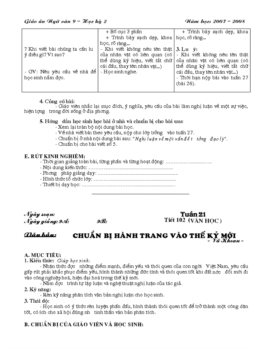 image for page Giáo án Từ tiết 91 102