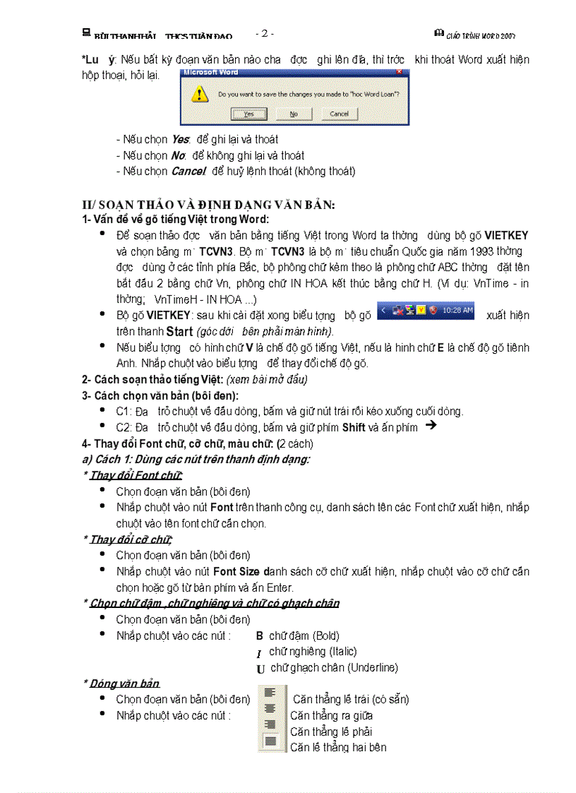 image for page Giáo trình Word