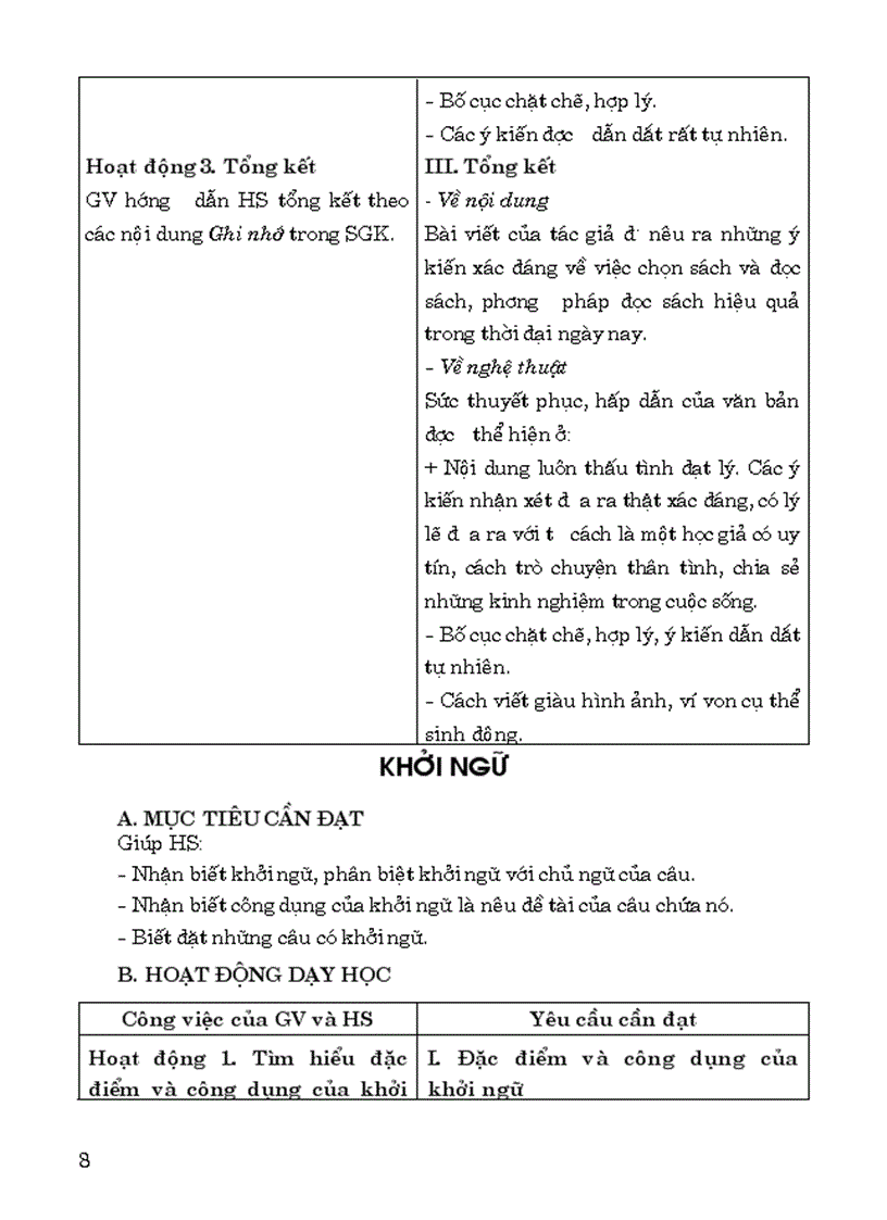 image for page Giới thiệu giáo án ngữ văn 9 2