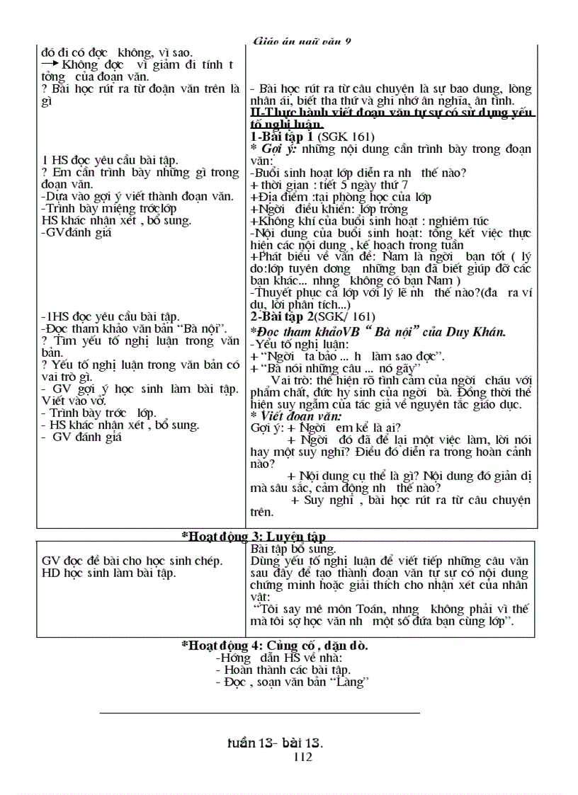 image for page Giáo án ngữ văn 9 hay 1