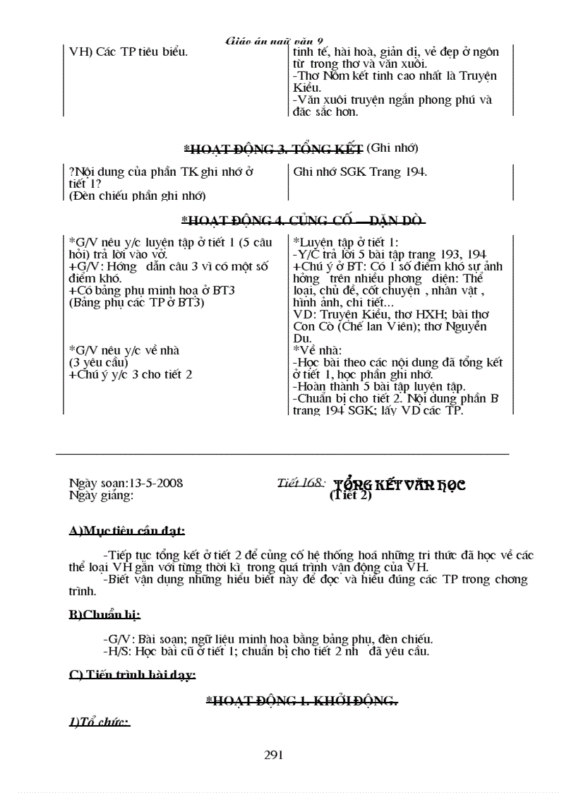 image for page Giáo án ngữ văn 9 hay 1