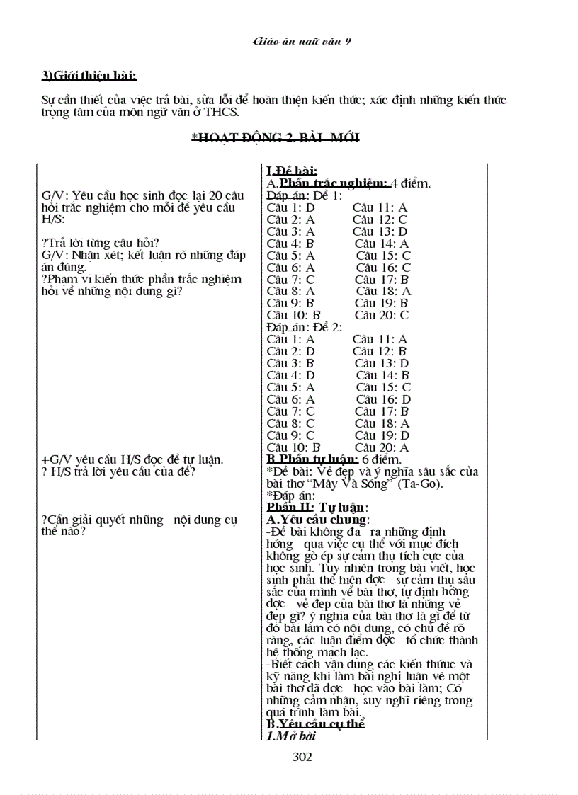 image for page Giáo án ngữ văn 9 hay 1