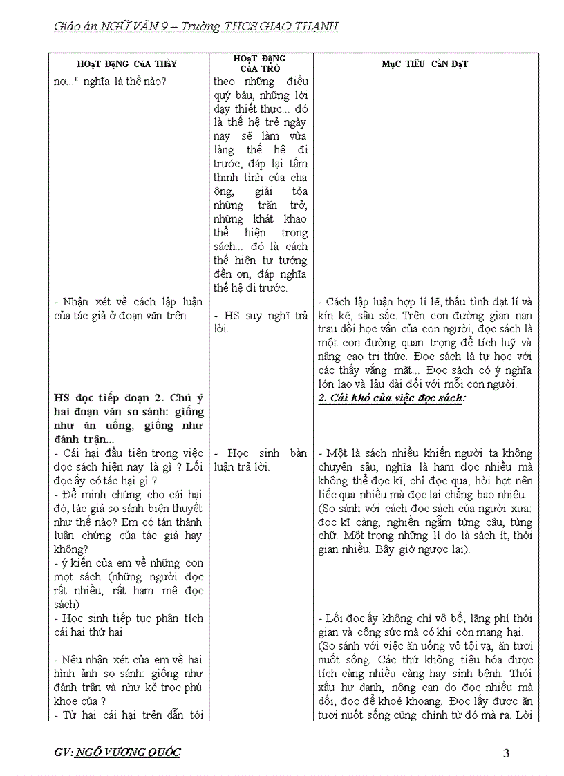 image for page Giáo án ngữ văn9 3cột 1