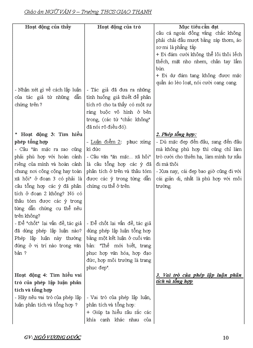 image for page Giáo án ngữ văn9 3cột 1