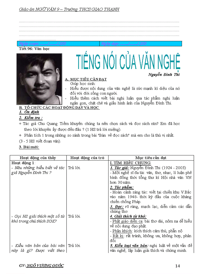 image for page Giáo án ngữ văn9 3cột 1