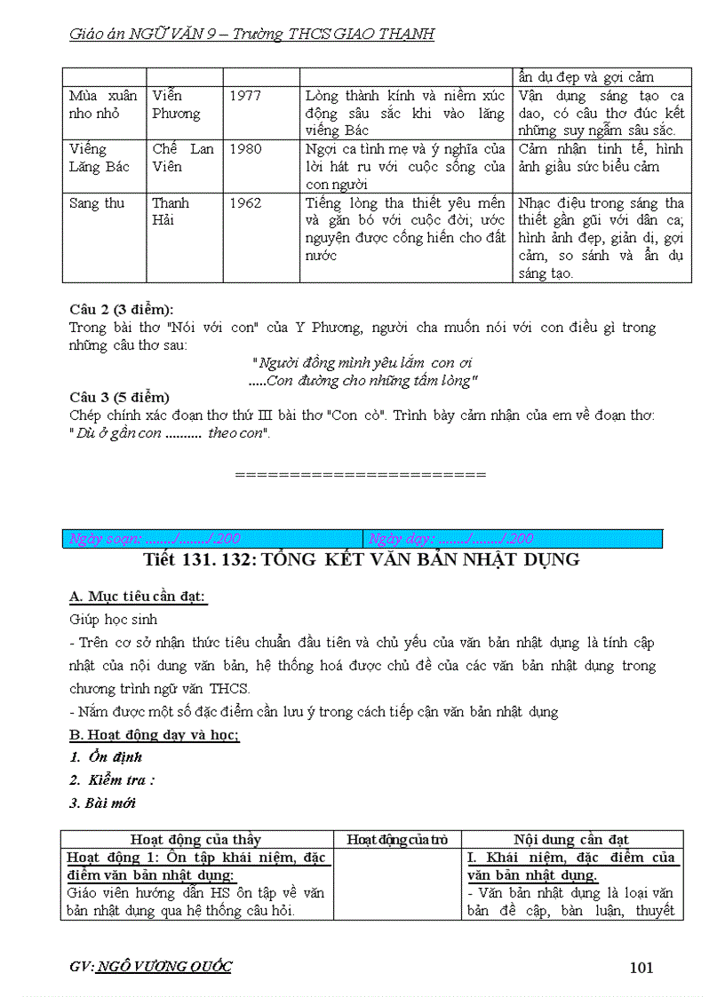 image for page Giáo án ngữ văn9 3cột 1