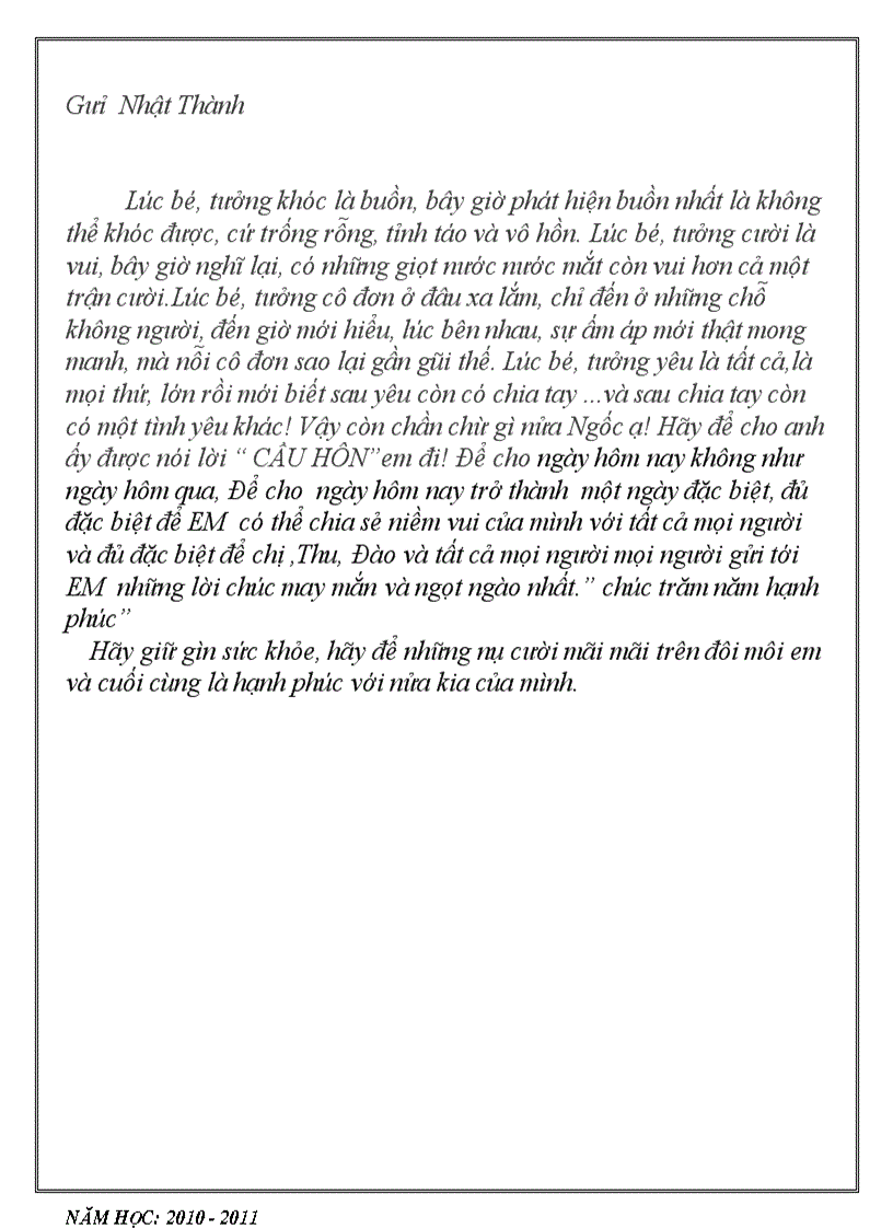 image for page Gửi Thành dạy TT