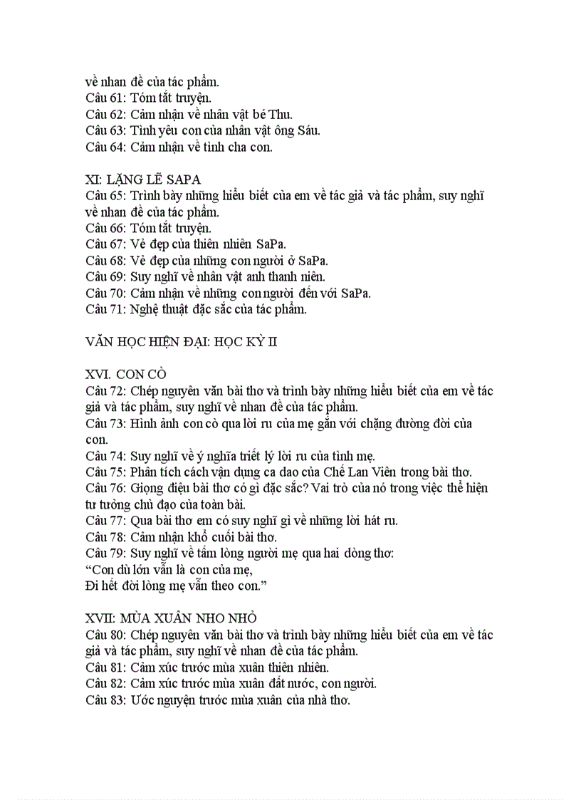 image for page Hệ thống câu hỏi ôn 10