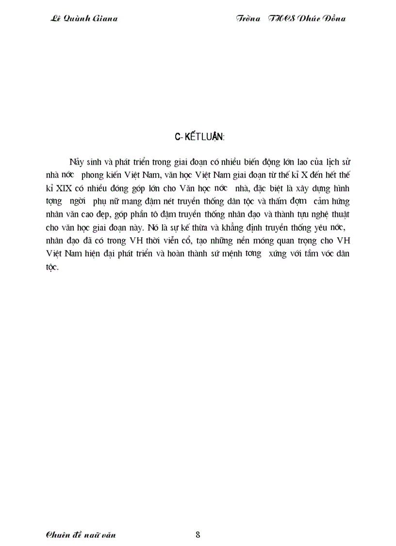 image for page Hình ảnh người phụ nữ trong văn học trung đại