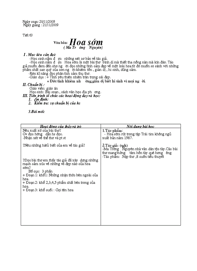 image for page Hoa sớm