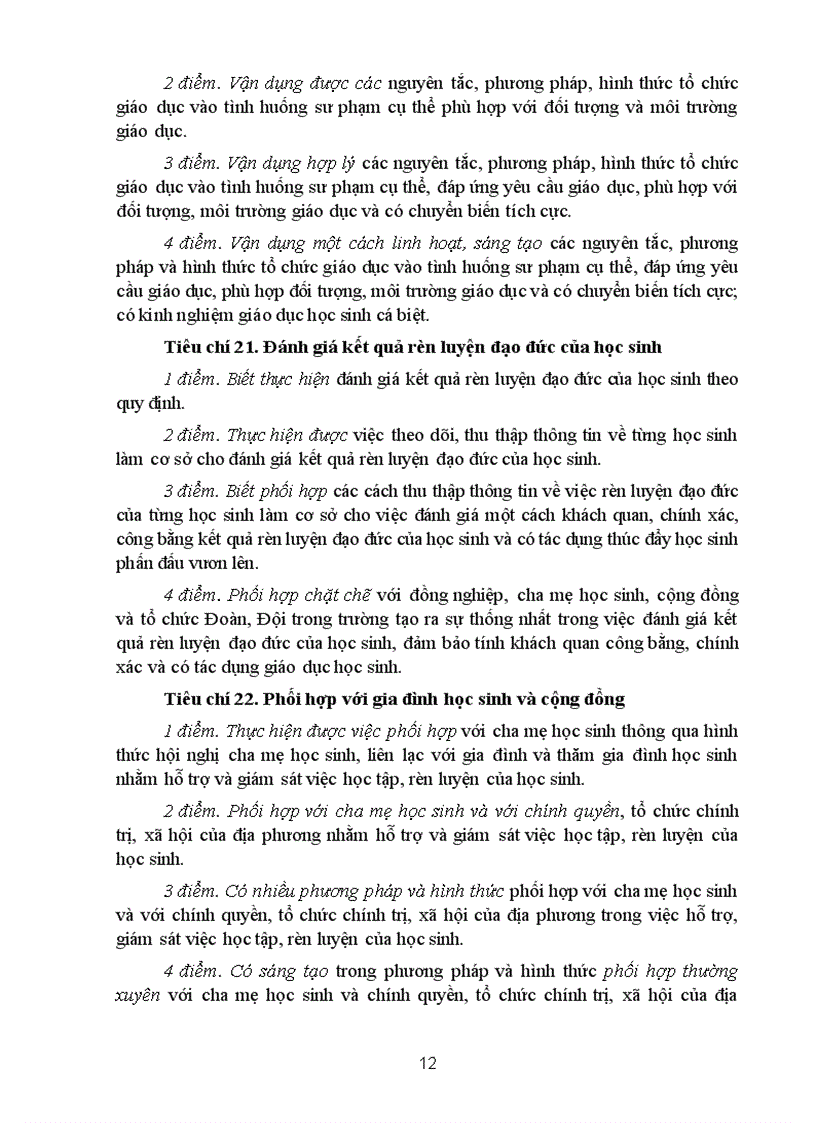 image for page Huong dan danh gia xep loai giao vien thcs